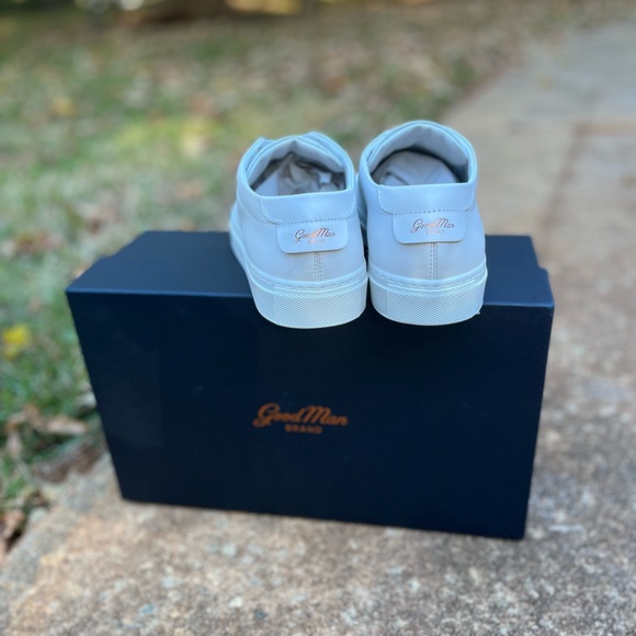 NWT in box Leather Good man shoes/ sneakers white 9 - Picture 7 of 8